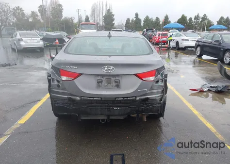 2012 Hyundai Elantra Limited z USA, uszkodzony, nr VIN 5NPDH4AE7CH089858